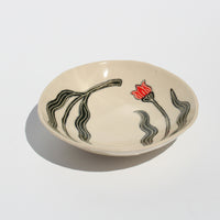 shallow footed bowl