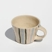 striped mug