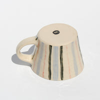 striped mug